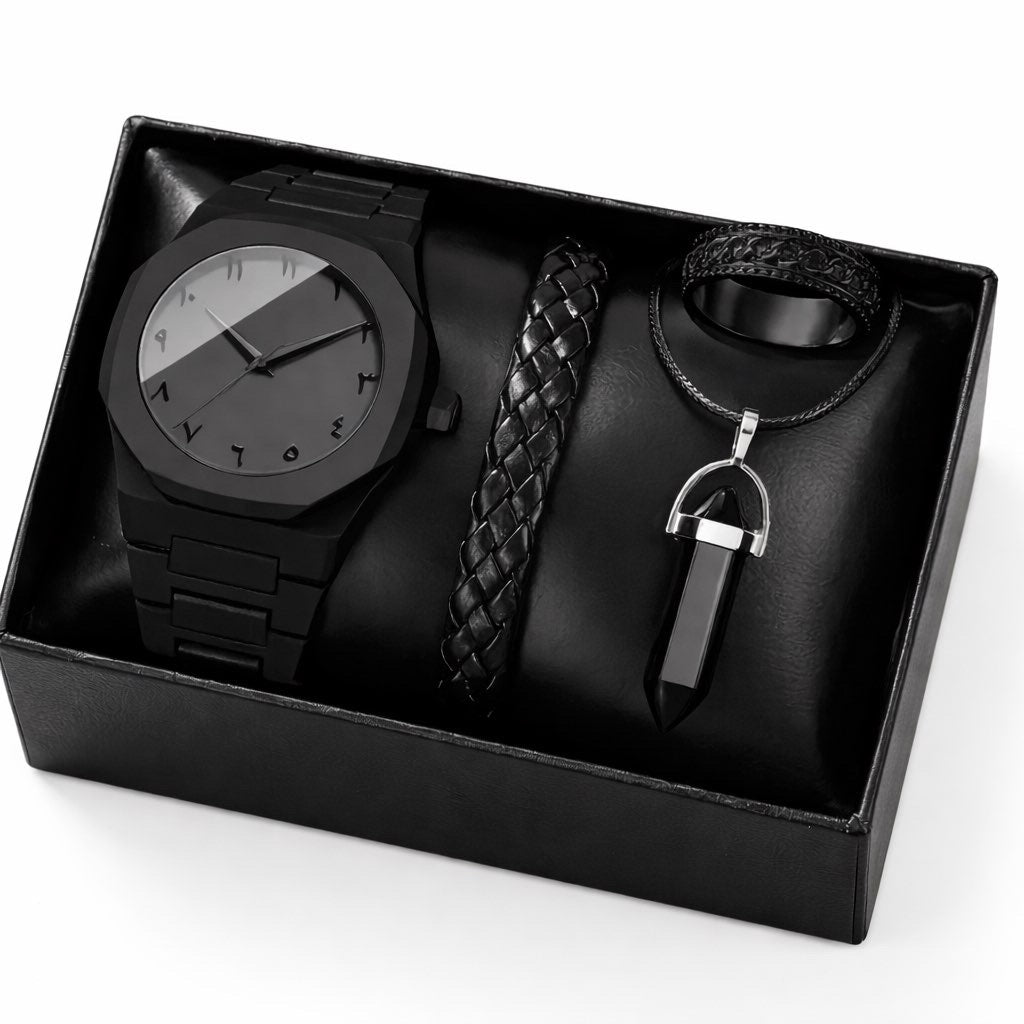 Coffret Montre + Bracelet + Bague…